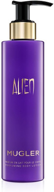 Mugler Alien Beautifying Body Lotion, Hydrating & Perfumed Body Cream, Sensual Jasmine & Amber Scent, Bodycare for Women, 200ml