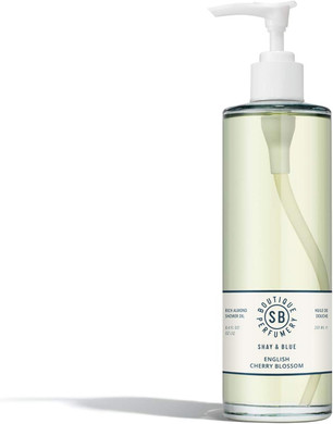 SHAY & BLUE English Cherry Blossom Rich Almond Shower Oil 250ml