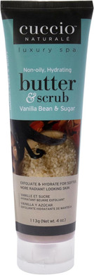Cuccio Vanilla Bean & Sugar Butter Scrub Tube 4oz