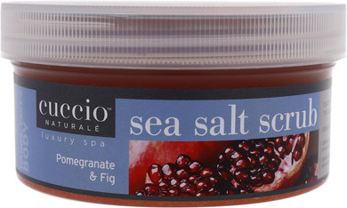 Cuccio Natural Sea Salt with Pomegranate and Fig, Medium Crystals and Fine 553 g