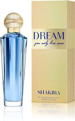 Shakira Perfume - Dream by Shakira for Women - Long Lasting - Fresh and Feminine Perfume - Vanilla, Citrus and Floral Notes - Ideal for Day Wear - 80 ml