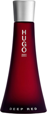HUGO Deep Red - Eau de Parfum for Her - Ambery Fragrance With Notes Of Clementine, Freesia, Sandalwood