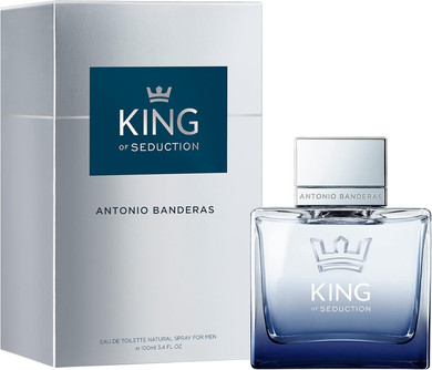 Banderas Perfumes - King of Seduction - Eau de Toilette Spray for Men, Masculine, Intense and Energetic Fragrance with Bergamot and Apple - 200 ml