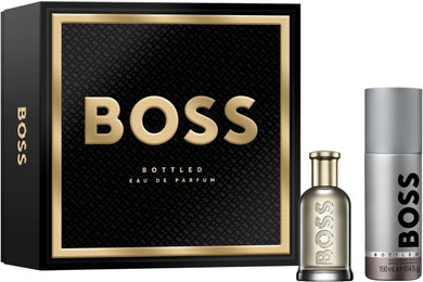 BOSS Men's 2 Piece BOSS Bottled Festive Giftset including an Eau de Parfum 50ml and Men's Spray Deodorant 150ml