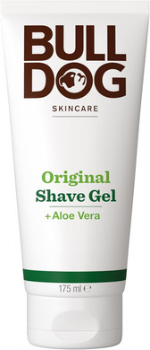 Bulldog Skincare Original Shave Gel 175ml for Men, Smooth & Comfortable Shave, Enriched with Aloe Vera