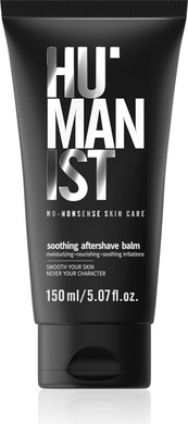 HUMANIST  Mens Care - Soothing Aftershave Balm  Moisturizing  Nourishing Shea Butter & Allantoin, Grape Seed Oil & Aloe Juice  150 ml