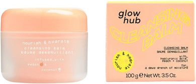 Glow Hub Nourish & Hydrate Cleansing Balm with Hyaluronic Acid for Normal to Dry Skin 100g
