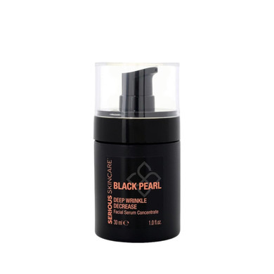 Serious Skincare Black Pearl Deep Wrinkle Decrease Facial Serum Concentrate - Promotes Skin Cell Turnover - Tahitian Black Pearl, Polypeptides, & Black Caviar - Marine Minerals - 1 Oz. (1 Pack)