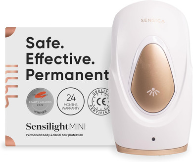 Sensica 'Sensilight Mini' IPL Laser Hair Removal Device | Award Winning Laser Hair Remover for Fast, Permanent Results | Professional Salon Smooth Skin at Home | Body, Legs, Armpits, Bikini, Face