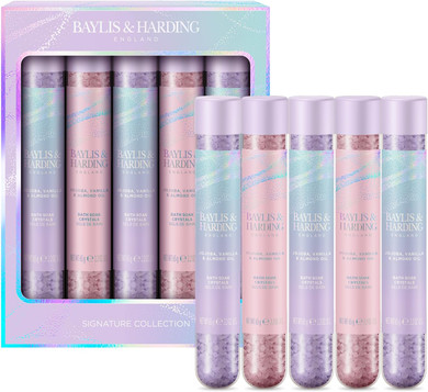 Baylis & Harding Jojoba, Vanilla & Almond Oil Dreamy Bath Salts Gift Set - Vegan Friendly (Pack of 1)