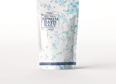 Mystic Moments Epsom Fine Bath Salts 5Kg | Natural Bath Soak for Muscle, Perfect for Skin, Face & Body 100% Natural Vegan GMO Free