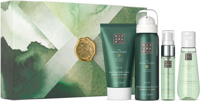 RITUALS Gift Set The Ritual of Jing S - 4 Home and Skincare Products Enriched with Lotus Flower and Jujube - Bath Gift Box with Calming and Caring Properties