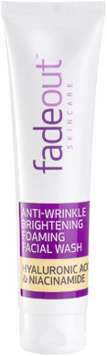 Fade Out Anti-Wrinkle Whitening Foaming Facial Wash with Hyaluronic Acid and Niacinamide 100ml