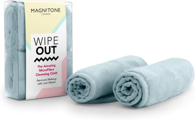 Magnitone Wipe Out Micro Fibre Cleansing Cloth, Grey, Pack of 2