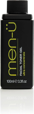 men-u FACIAL TONER GEL (MATT 'SKIN REFRESH' GEL) for Men 100ml REFILL, up to 120 apps, Mens High-Performance, Long Lasting Oily Skin Cleanser, Ultra-Concentrate, Vegan, Anti-Shine - REFILL
