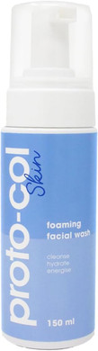 Proto-col - Foaming Face Wash, Collagen Technology + Hyaluronic Acid + Powerful Vitamins and Minerals, Easily Removes Makeup, Hydrates and Rejuvenates Skin (150ml)