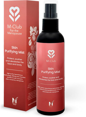 M-Club Hypochlorous Spray  Skin Purifying Mist - Cleanses, Soothes & Protects Skin  Anti-Microbial Protection Face Mist for Skin Irritations Caused by Menopausal Hormone Changes 100ml