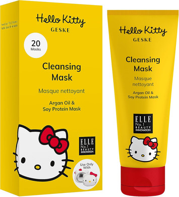 GESKE Soothing Relaxation Mask | Use with Hello Kitty Sonic Warm & Cool Mask | Face Mask with Sheabutter, Coconut Oil & Passion Flower Seed Oil | Natural Antioxidants | Destressing Formula
