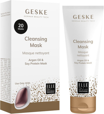 GESKE | Cleansing Mask | Simply apply with the GESKE Sonic Warm and Cool Mask | Purifying skincare mask | Face masks for women and men | Vegan formula without animal testing