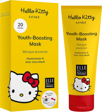 GESKE Refresh & Revive Mask | Use with Hello Kitty Sonic Warm & Cool Mask | 24H Hydrating Face Mask with Avocado Oil & Vitamin E | Refreshing Formula | For Normal to Dry Skin | Cruelty-free & Vegan