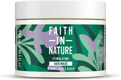 Faith In Nature Natural Wild Rose and Chamomile Hair Mask, Restoring, Vegan and Cruelty Free, No SLS or Parabens, For Normal to Dry Hair, 300 ml