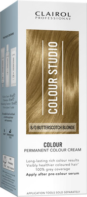 Clairol Colour Studio Permanent Colour Cream | Hair Dye | Long-lasting Rich Tones | 100% Grey Coverage | Dermatologically Tested Vegan Formula | Hair Colouring Kit | Chocolate Brown 3/0 | 50ML