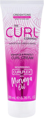 The Curl Company Enhance & Perfect Curl Cream (50ml Travel Size Mini) - Activates & Elongates Curls, Adds Shine to Hair, Professionally Formulated with Nourishing Moringa Oil, Cruelty Free