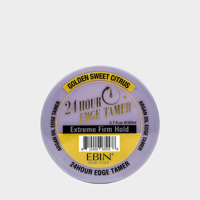EBIN NEW YORK 24 Hour Edge Tamer Refresh  Extreme Firm Hold, 2.7 Oz, Golden Sweet Citrus  No Flaking, No White Residue, Shine and Smooth with Argan Oil & Castor Oil