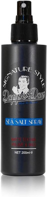 Dapper Dan Signature Style Sea Salt Spray, Texturizing Salt Spray for Men, for Volume and Hold, Natural Matte Finish, Bergamot and Leather Fragrance, 200ml