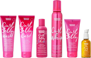 Umberto Giannini No More Frizz Curl Serum for Taming Frizzy, Dry, Damaged and Coloured Hair - 75ml Vegan Cruelty Free Styling Hair Serum For Curly, Wavy, Coily Hair Textures