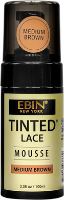 EBIN Tinted Lace Mousse (Dark Brown, 100 ml)