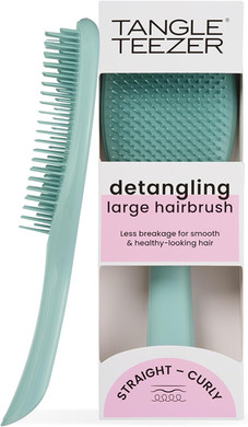 Tangle Teezer Large Ultimate Detangler Hairbrush - For Wet & Dry Hair - Detangling Brush for Thick, Curly & Long Hair - Two-Tiered Teeth Reduce Breakage & Eliminate Knots - Large Paddle - Marine Teal