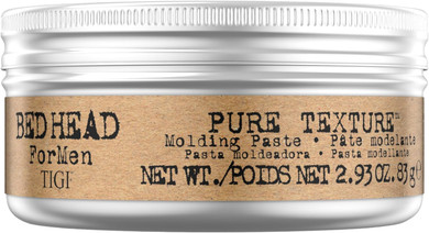 BED HEAD by TIGI Pure Texture Hair Paste - Professional Firm Hold Hair Styling - Perfect For Short to Medium Length Hair - 83g (Pack of 2), Silver, 83 g (Pack of 2)