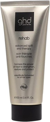 ghd Rehab Advanced Split End Therapy Serum - Nourishing Hair Treatment Activated by Heat of Styling Tools, Features ghd Heat Protection System