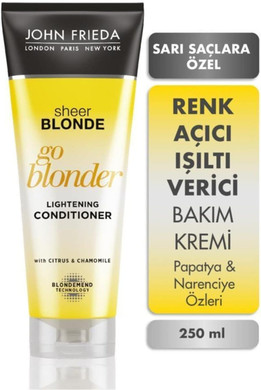 John Frieda Go Blonder Lightening Conditioner for Blonde Hair 250 ml