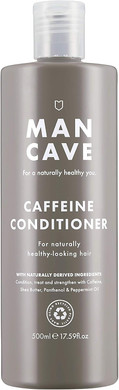 ManCave Caffeine Conditioner for Men, Encourage Healthy Hair Growth, Condition and Strengthen with Caffeine, Shea Butter and Panthenol, Natural, Vegan, Cruelty Free, 200 ml