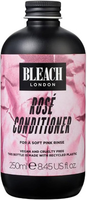 Bleach London Rosé Conditioner - Vegan & PETA-Approved Soft Pink Conditioner, for Bleached Blonde and Pastel Pink Hair, Colour Depositing, Eliminates Blue Dye - Paraben Free - (250 ml)