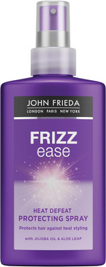 John Frieda Frizz Ease Heat Defeat Protecting Spray 150ml, Moisturising Hair Spray for Heat Protection and Frizz Prevention