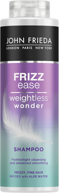 John Frieda Frizz Ease Weightless Wonder Shampoo 500ml, Lightweight Anti-Frizz Shampoo for Fine, Thin Hair