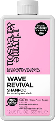 Rhyme & Reason Wave Revival Shampoo, Wave Enhancing For Naturally Wavy Hair (355ml)