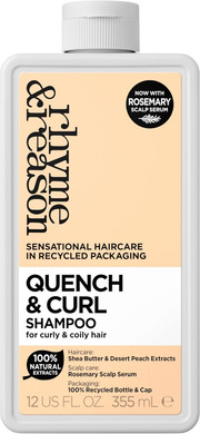 Rhyme & Reason - Quench & Curl Shampoo, Moisturising for Curly, Coily & Textured Hair