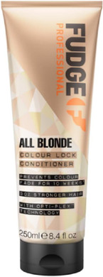 Fudge Professional All Blonde Colour Lock Conditioner, Blonde Colour Protection, Bond Repair Technology, 250 ml