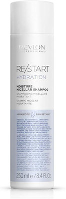 Revlon Professional Hydration Moisture Micellar Shampoo, Normal & Dry Hair Treatment to Moisturise, Control Frizz & Detangle (250ml) Unisex