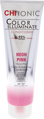 CHI Ionic Color Illuminate Conditioner, Neon Pink, Color Enhancing Conditioner, 251 ml