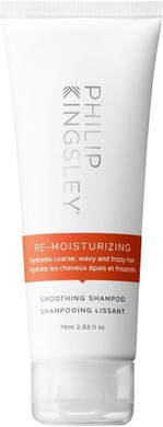 Philip Kingsley | Re-Moisturizing Smoothing Shampoo | For Curly, Frizzy, Wavy, Dry, Coarse Hair Types | Hydrating Shampoo that Re-Moisturizes and Smooths Hair | 75ml