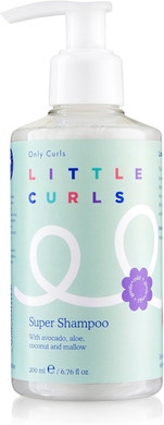 Only Curls Little Curls Super Shampoo for Kids, 200ml, Gentle Foaming Formula, Sulphate-free, Mild & Lightweight Cleanser, Easy Wash Curls, Tear-Free, For All Curl Types