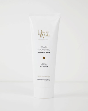 Beauty Works Pearl Nourishing Argan Oil Mask 250ml Milk Protein Deep Conditioning Treatment