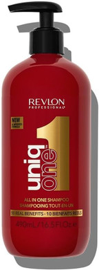 Revlon Professional REVLON PROFESSIONAL UNIQONE ALL IN ONE SHAMPOO, Moisturizing Shampoo, Shampoo For Damaged Hair 490ml