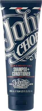 Johnny's Chop Shop - Born Lucky 2 in 1 Shampoo & Conditioner, Daily Hair Care for Men, (250ml) Pack of 2