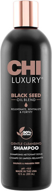 CHI Luxury Black Seed Oil, Gentle Cleansing Shampoo, 355 ml white